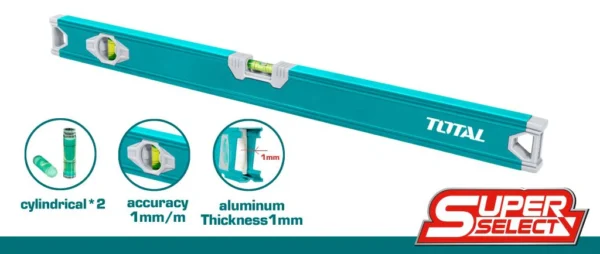 Niveau d’aluminium 60 cm TOTAL TMT26036 – Image 2