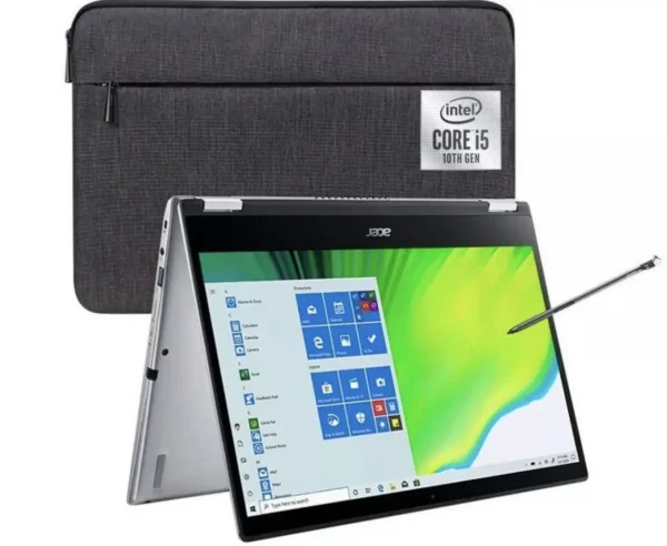 Acer Spin 3 – 14″ |Ordinateur portable Intel Core i5-1035G1 | 8GB Ram 256GB SSD Win 10 Home | SAC OFFERT
