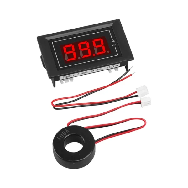 Ampèremètre numérique AC220V 22mm