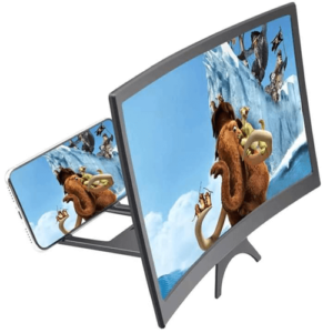 Amplificateur de téléphone mobile à écran loupe stéréoscopique HD incurvé