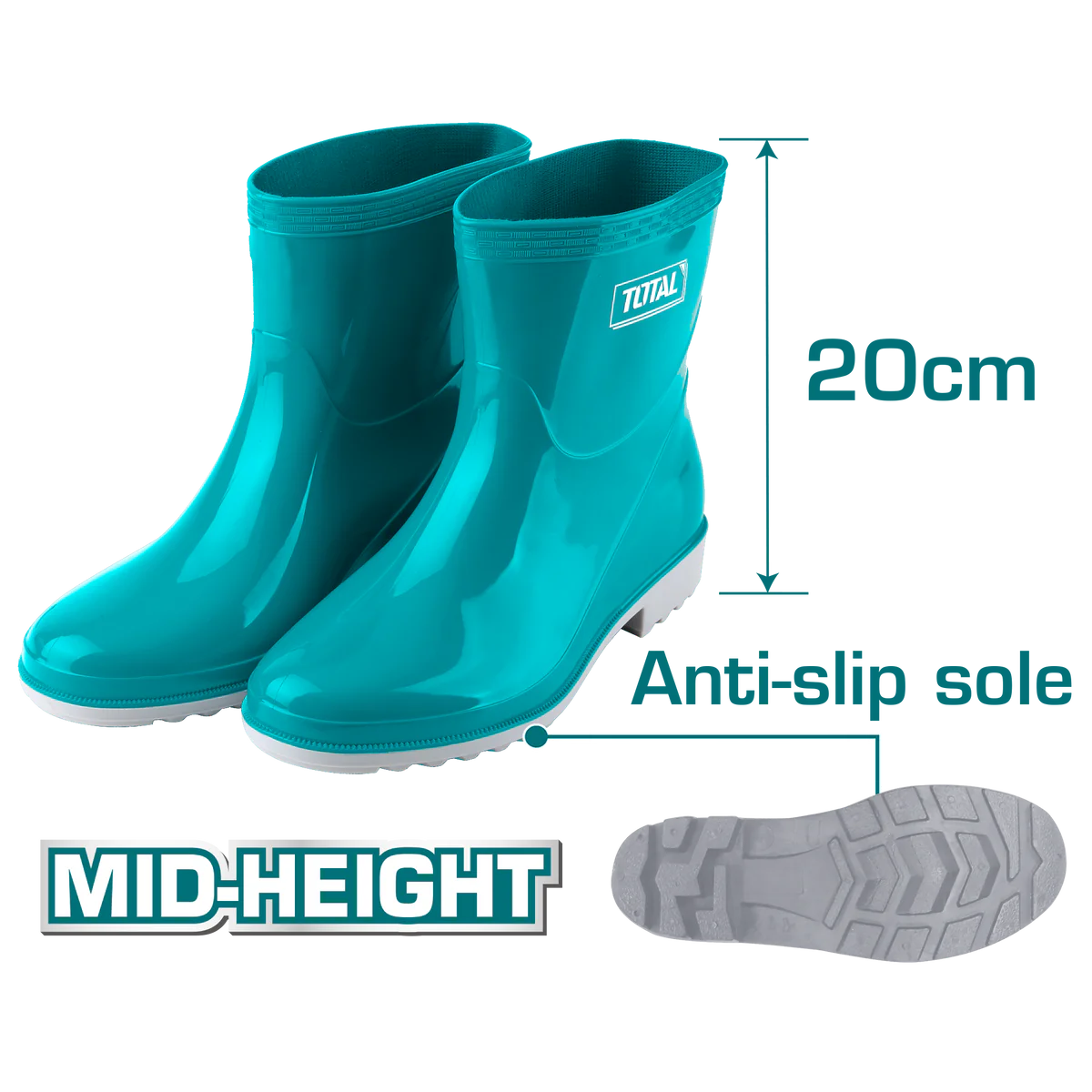 bottes de pluie Total Rain Boot Nitril (TSP303L) pointure 42,43,44,45,46