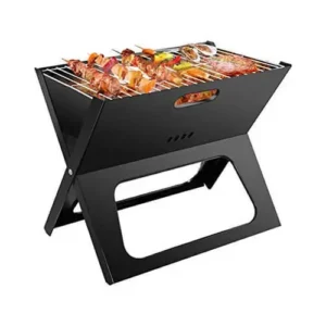 Barbecue portable pliable à charbon avec grille en acier inoxydable
