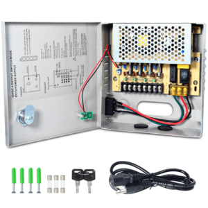 Boîtier d’alimentation 12V 4 canaux pour système de sécurité CCTV DVR et caméras – LETOUR