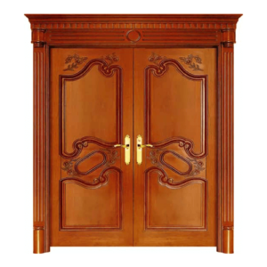 Porte d’entrée en bois