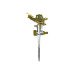 Arroseur Canon sur Pic Métal Laiton Dimensions 11 x 7 x 28,5 cm TATAY 0083400
