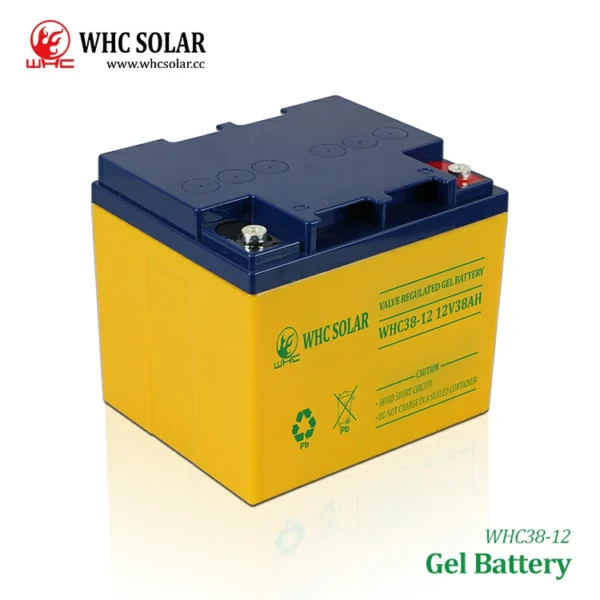 Batterie solaire gel WHC 12-17 12 V 17 Ah rechargeable sans entretien, – WHC Solar – Batterie solaire gel 12 V 17 Ah à décharge profonde | WHC 17-12 – Image 2