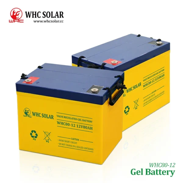 Batterie solaire gel WHC 12-17 12 V 17 Ah rechargeable sans entretien, – WHC Solar – Batterie solaire gel 12 V 17 Ah à décharge profonde | WHC 17-12 – Image 3