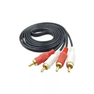 Adaptateur mâle Audio vidéo AV 2RCA à 2RCA Jack stéréo AUX RCA câble Audio pour ordinateur portable DVD TV haut-parleur