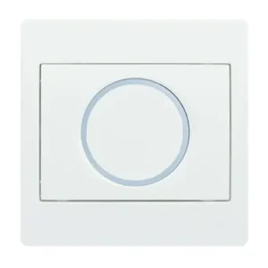 BOUTON POUSSOIR INGELEC BLANC REF MUSIK