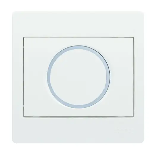 BOUTON POUSSOIR INGELEC BLANC REF MUSIK