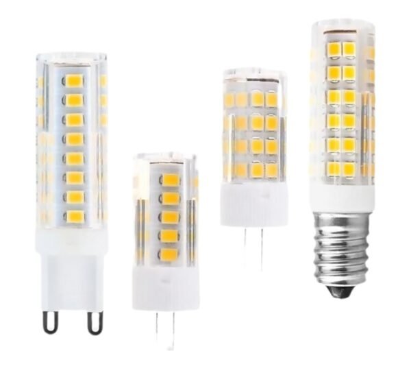 Ampoule LED G4 en matel 12v 3w/ 350 lm.
Ampoules LED G9 2W Blanc Chaud 2700K, 
Ampoule LED Tubulaire EDM E14 4,5W 450lm 3200K Lumière. – Image 4