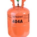 gaz réfrigérant R-404A, un hydrofluorocarbure (HFC) couramment utilisé.