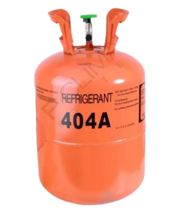 gaz réfrigérant R-404A, un hydrofluorocarbure (HFC) couramment utilisé.