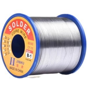 Étain à souder, bobines Soudure étain Fil à souder 500g 0.5mm 0.8mm 1.0mm 2.0mm 60% fil de soudure de noyau de colophane d'étain pour la réparation électrique, réparation d'ic (0,5mm)