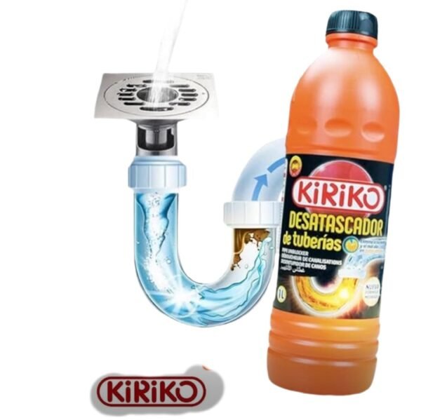Déboucheur de canalisations,
DEBOUCHEUR KIRIKO LIQUIDE 1L – Image 2