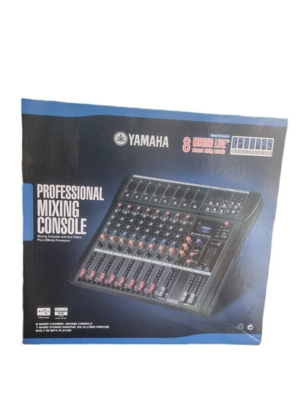 Table de mixage, Console de mixage Yamaha White 8 canaux/interface USB pour iOS/Mac/PC