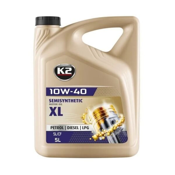 Huile moteur à moitié synthétique 10W-40 TD K2 TEXAR 10W-40 XL-TD 5L