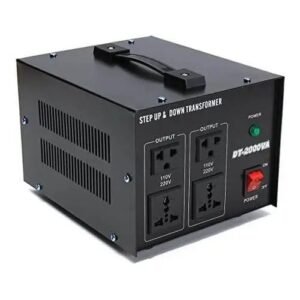 RÉGULATEURS,  transformateur, élévateur/abaisseur de tension (step up & down transformer) de la marque DT-2000VA