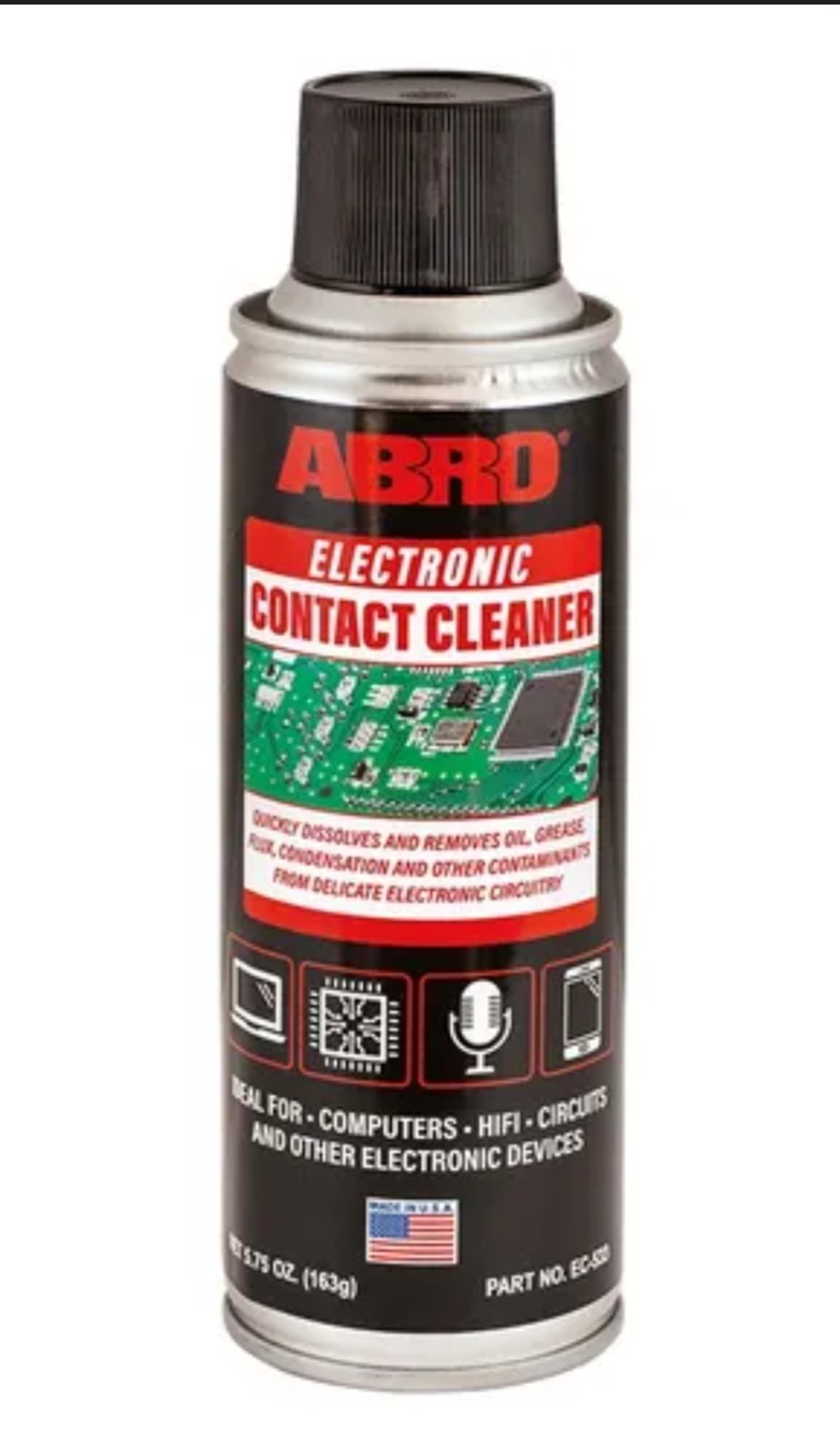 NETTOYANT POUR CONTACT ELECTRONIQUE ABRO – Image 2