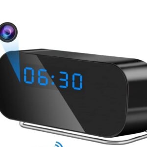 caméra espion" ou "caméra de surveillance Wi-Fi 1080p sans fil Mini caméra cachée pour la maison et le bureau Caméra de surveillance intérieure Enregistreur vidéo Smart Nanny Cam Angle 140° Vision nocturne Détection de mouvement