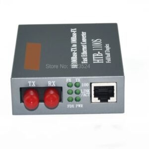 Convertisseur de média optique 10/100 mb/s RJ45, 25KM, Fiber optique
