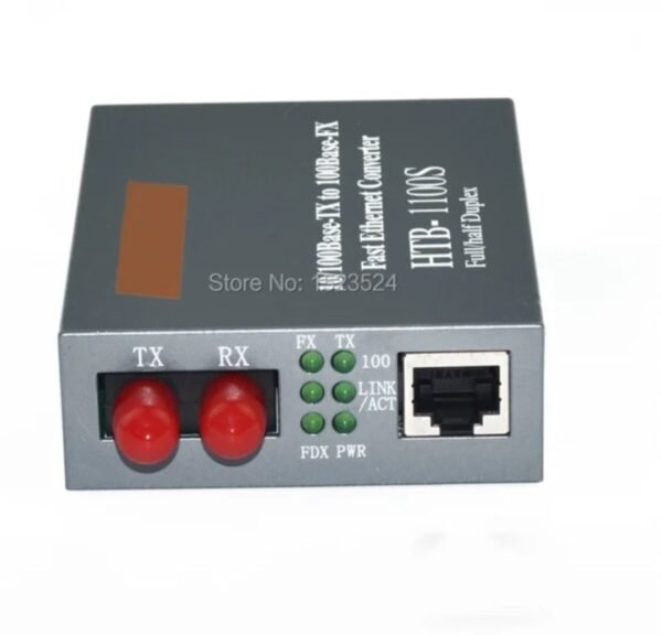 Convertisseur de média optique 10/100 mb/s RJ45, 25KM, Fiber optique