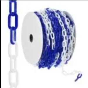 Chaîne  En Plastique pour Barrière chaîne de signalisation en plastique
De 6mm,Matériel PE, Avertissement De Sécurité 50ML – Chaîne de sécurité PE – Chaîne de délimitation 6 mm 50ML / 25 mt