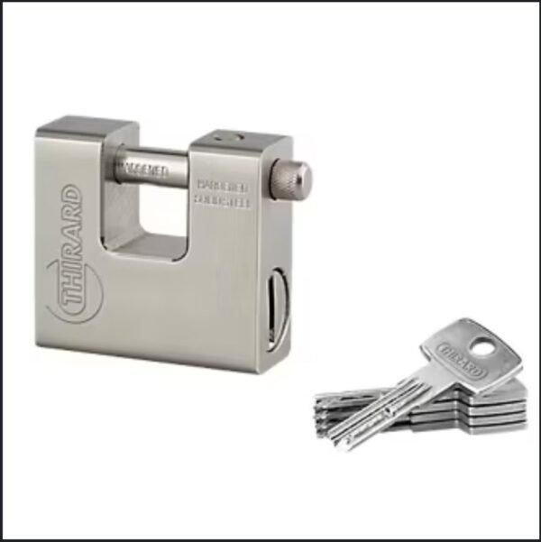 Serrure à clé étanche antirouille, cadenas multifonctionnel, serrure antivol, serrure de porte à levier, serrure de fenêtre à tête déverrouillée – Image 2