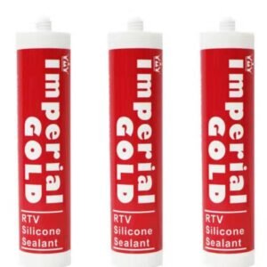 Mastic silicone IMPERIAL GOLD, solution polyvalente, imperméable et polyvalente pour la maison et l'industrie, 260 g,