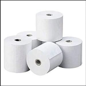 Rouleau de papier thermique 80 80/ 57mm/ paque de 12 pièces
