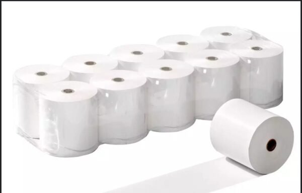 Rouleau de papier thermique 80 80/ 57mm/ paque de 12 pièces – Image 2