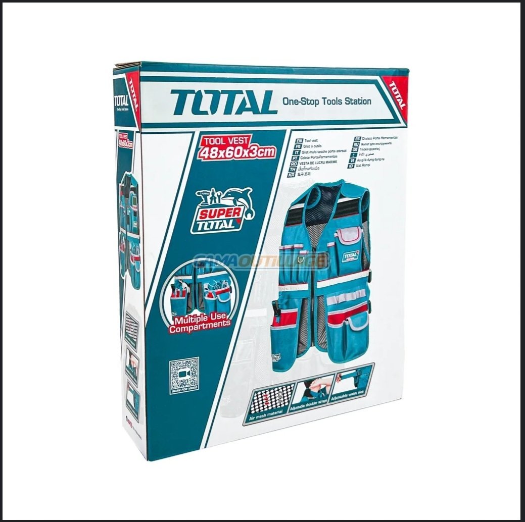 GILET A OUTILS TOTAL TTVT16025 – Image 2