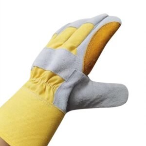 gants en cuir semi-soudés sont résistants à la chaleur et conviennent à la cuisson, à la pâtisserie, au feu de bois, aux barbecues pour animaux paque de 12 pcs