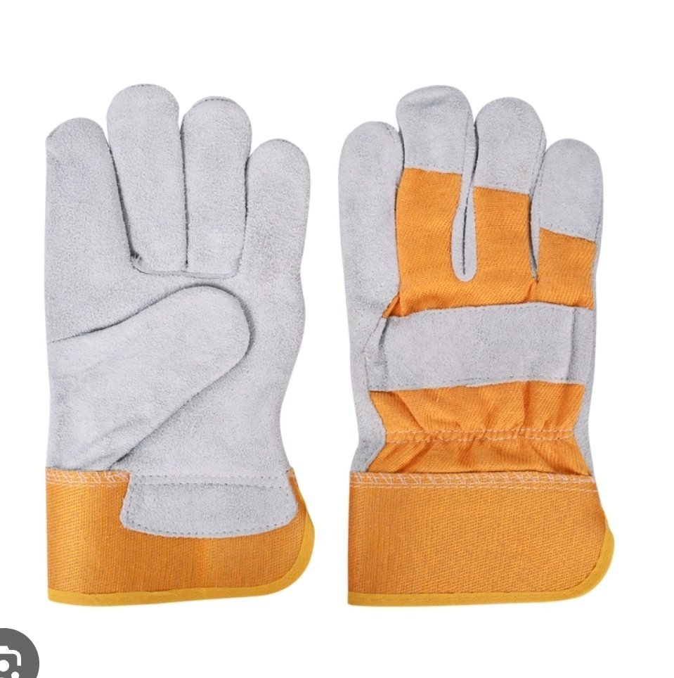 gants en cuir semi-soudés sont résistants à la chaleur et conviennent à la cuisson, à la pâtisserie, au feu de bois, aux barbecues pour animaux paque de 12 pcs – Image 3