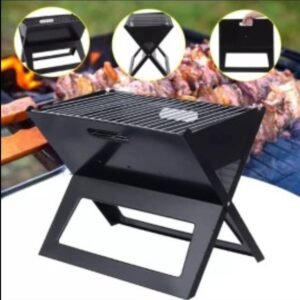 Grille à Charbon Pliable ou Barbecue au charbon de bois, portable et pliable