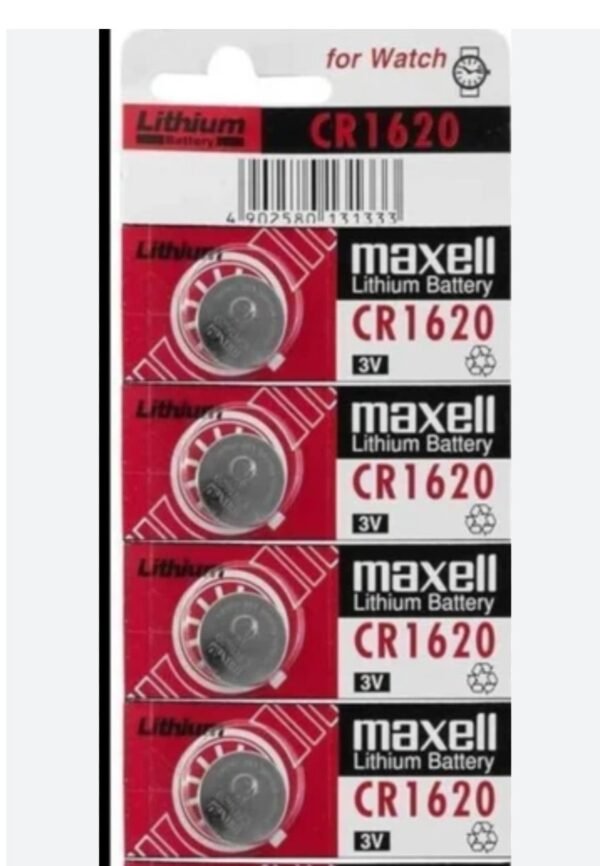 Pile Maxell CR1632 CR 1632 lithium pour télécommande, clé voiture électronique.
Maxell,Piles Bouton au Lithium CR1620 BR1620 CR 1620 3 V - et  Maxell – Image 2