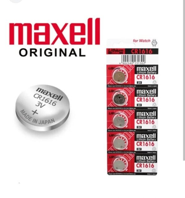 Pile Maxell CR1632 CR 1632 lithium pour télécommande, clé voiture électronique.
Maxell,Piles Bouton au Lithium CR1620 BR1620 CR 1620 3 V - et  Maxell