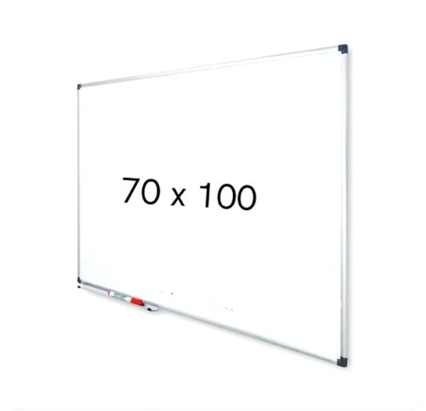 Tableau Blanc Magnétique 90X120 Cadre En Aluminium disponible different Dimension moral ou ave  pieds. – Image 4