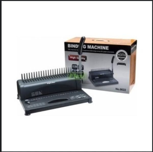 Machine reluire perforatrice manuelle 21 trous, 450 feuilles – Image 3