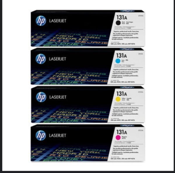 Cartouche Laserjet HP CF212A ,Noire, Bleue, rose, Jaune Diamant, A131