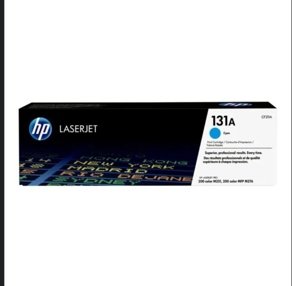 Cartouche Laserjet HP CF212A ,Noire, Bleue, rose, Jaune Diamant, A131 – Image 2