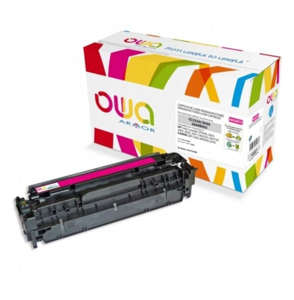 Cartouches d'encre laser HP CP2020 et CP2025 Magenta Armor