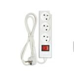 Multiprise 4 prises 16A 2P+T + interrupteur