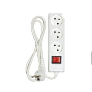 Multiprise 4 prises 16A 2P+T + interrupteur