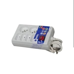 Multiprise injelec 6 prises 16A 2P+T + 3PN  interrupteur
