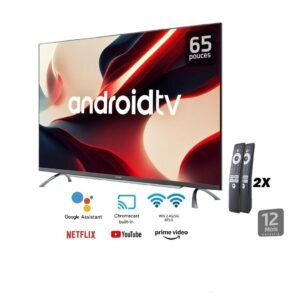 TELEVISEUR ASTECH – Ecran 55 Pouces – SMART Tv – ANDROID 55