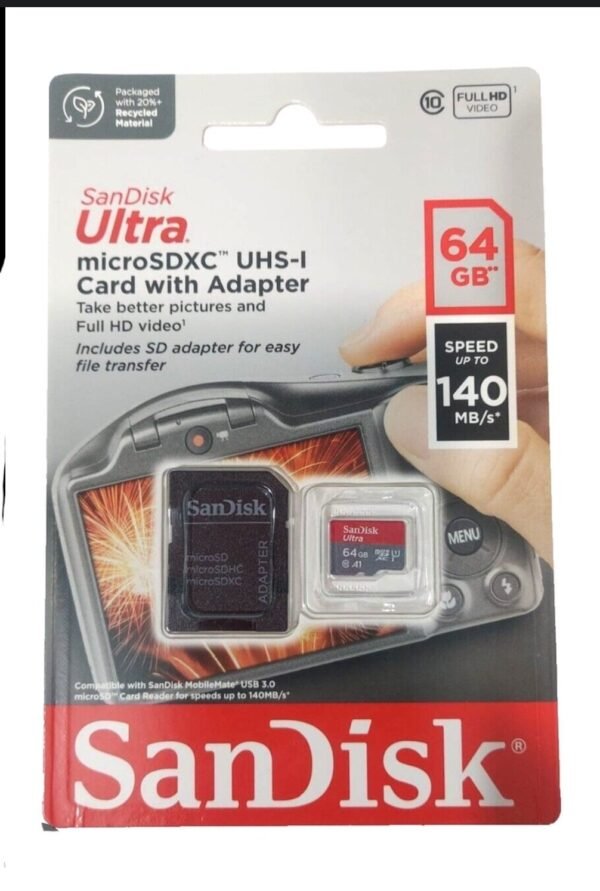 Cartes mémoire SanDisk 64 Gb pour appareil photo et caméscope Sony – Image 3