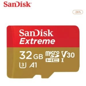 Carte mémoire Sandisk  Micro SDHC V30 A1 32GB Extreme