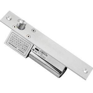 Serrure de porte électrique KDL, serrure électronique à mortaise, pêne métallique, 2 fils, 12 V CC, sécurité intégrée, basse température avec temporisation, pour portes en verre, bois et fer.