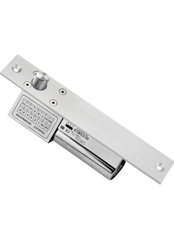 Serrure de porte électrique KDL, serrure électronique à mortaise, pêne métallique, 2 fils, 12 V CC, sécurité intégrée, basse température avec temporisation, pour portes en verre, bois et fer.